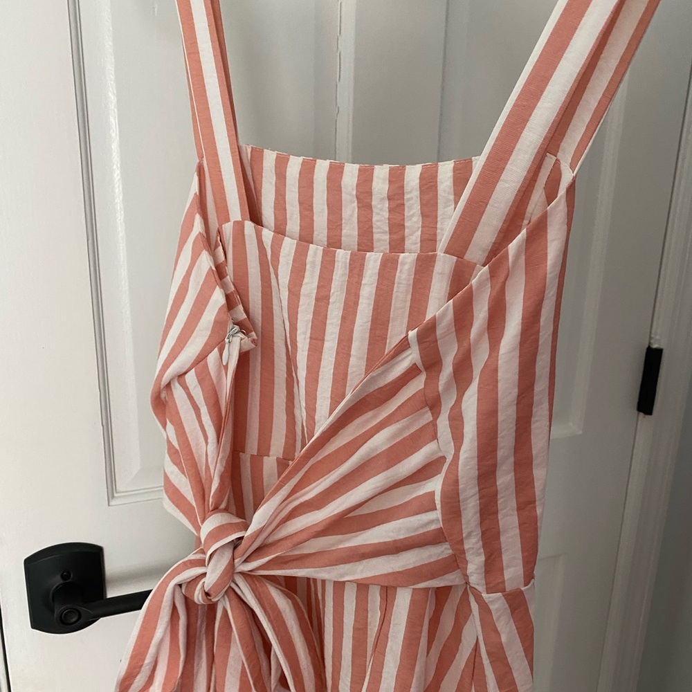 Striped Pink and White Dress